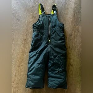 Carter's Green Overalls with Adjustable Straps and Water-Resistant Finish